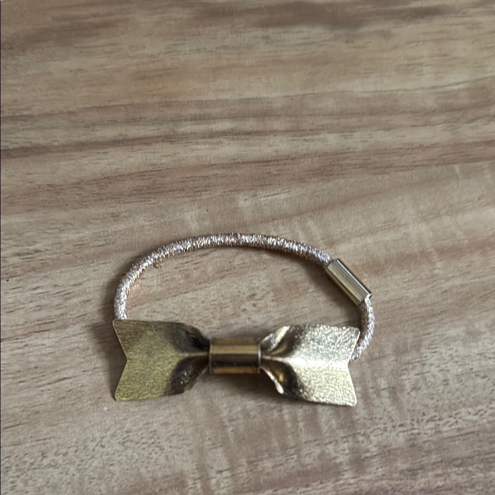 Jennifer Behr Gold Bow Ponywrap